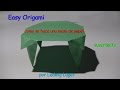 Como hacer una mesa de papel en origami