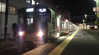 【225系3次車、草津線初入線‼️】I12編成到着&C普通柘植行き発車　@草津駅にて