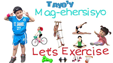 Let’s Exercise | Exercise Song | Tayo’y Mag-Ehersisyo | Nursery Rhyme | Dhianne Vlog#5