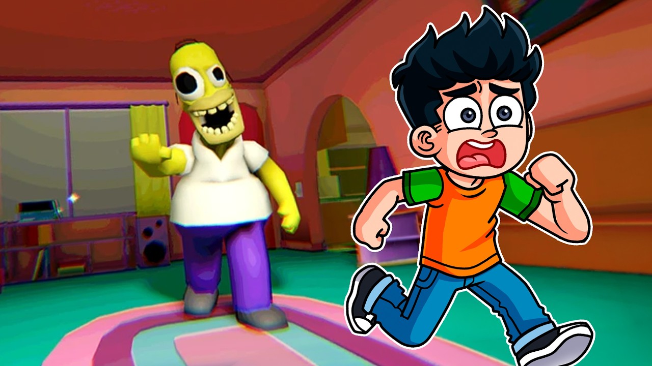 NUNCA ENTRES A LA CASA DE HOMERO MALVADO | HOMER NIGHTMARES ROBLOX | JONDRES GC