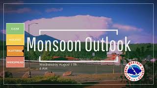 Monsoon Daily Outlook Wednesday August 11th