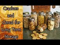 Long Term Storage of Cereal and Crackers