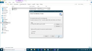 how to create setup.exe in visual studio 2019 with sql database | foxlearn