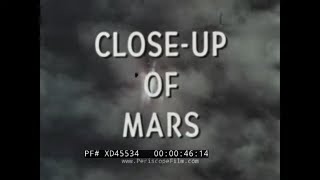 “ EXPERIMENT: CLOSE-UP OF MARS  ” 1964 NASA MARINER 4 IMAGING / CAMERA SYSTEM  JPL  CALTECH XD45334