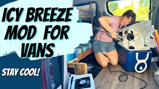 Modifying the IcyBreeze Air Conditioner to work for Vanlife!