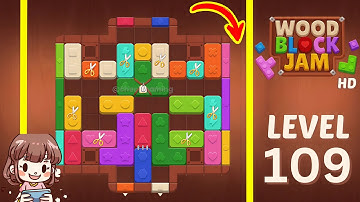 Wood Block Jam Level 109 Solution Walkthrough