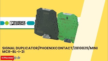 Signal duplicator/PhoenixContact/2810829/MINI MCR-BL-I-2ISignal duplicator