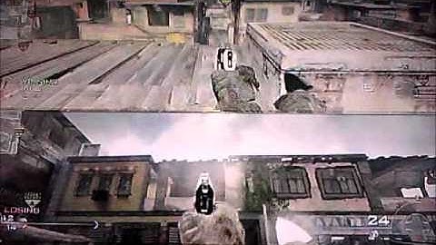 mw2 trick shots on split screen2