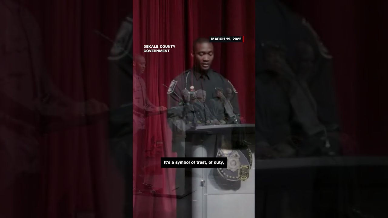 Officer Killed In CDC Shooting Gave Speech At Police Academy Graduation