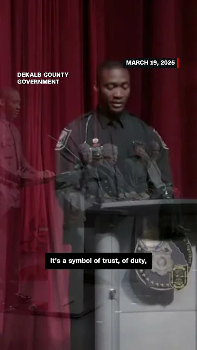 Officer killed in CDC shooting gave speech at police academy graduation