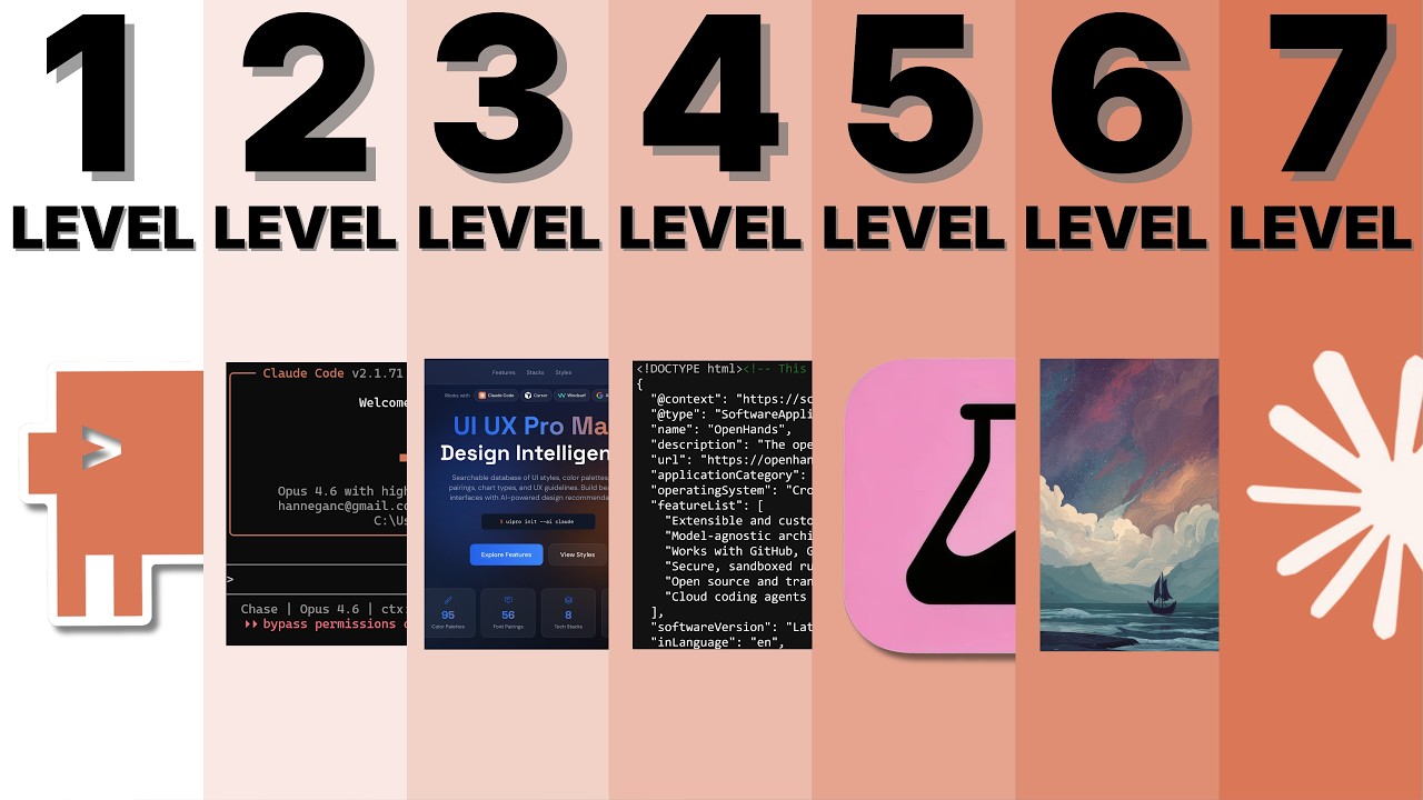 The 7 Levels of Building Elite Websites With Claude Code