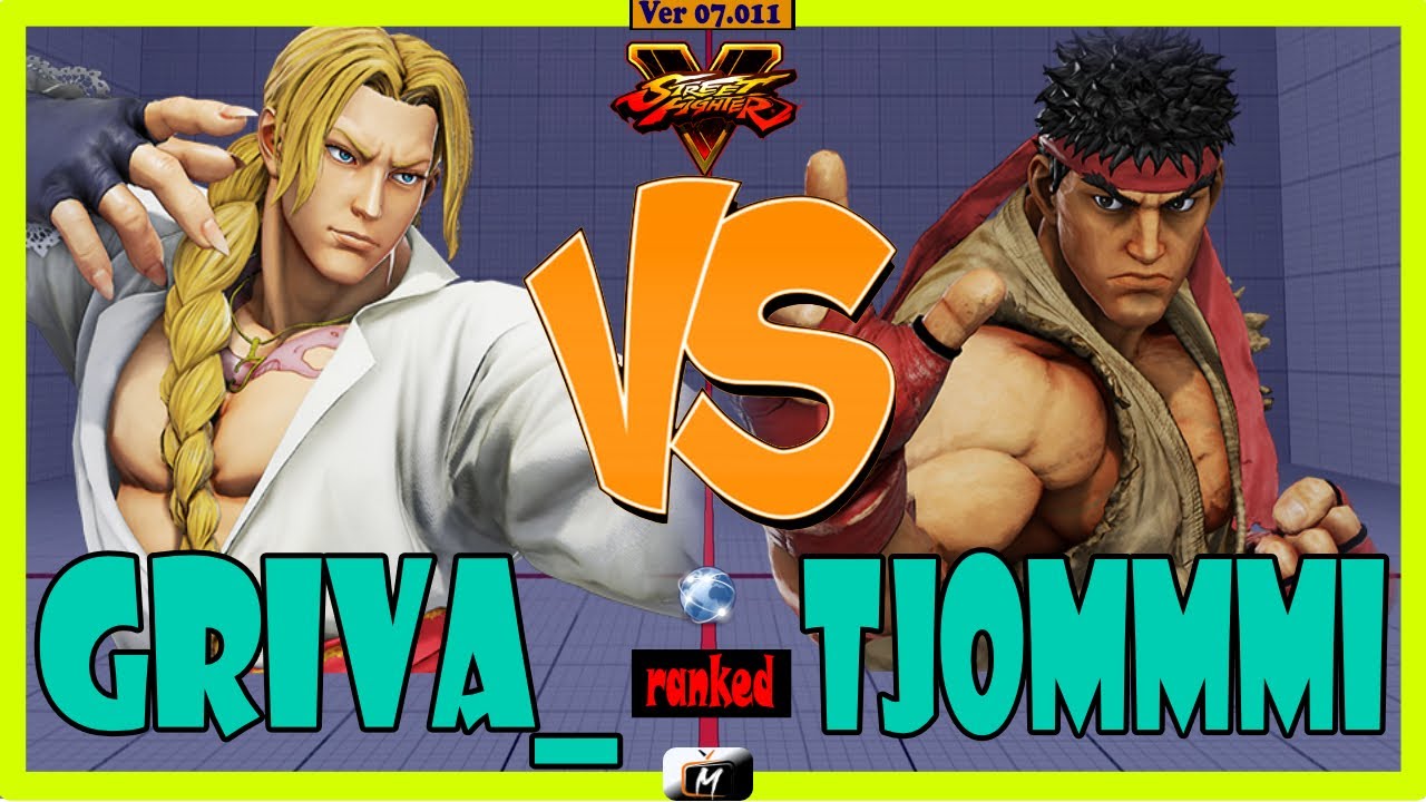 SFV CE 🌟 Griva (vega) VS (ryu) Tjommmi 🌟 Street Fighter V 🌟 - YouTube