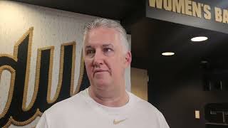 Purdue basketball coach Matt Painter seeking "experience of being together" on Canada trip