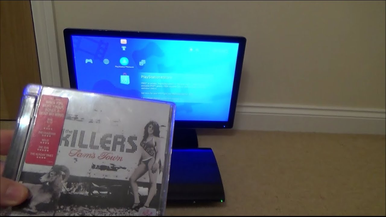 What happens put a Music CD in a PlayStation 3 - YouTube