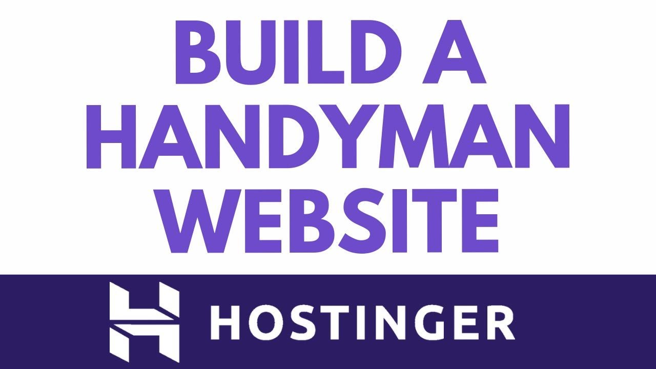 Hostinger AI Website Builder Tutorial: Build a Handyman Website Fast ...