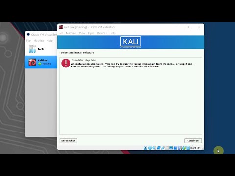 ✅ An installation step failed - Kali Linux Installation Error FIX - VirtualBox