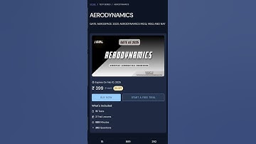 GATE AE Aerospace Engineering 2025 | Complete Aerodynamics #test Series 2025 | #gate2025