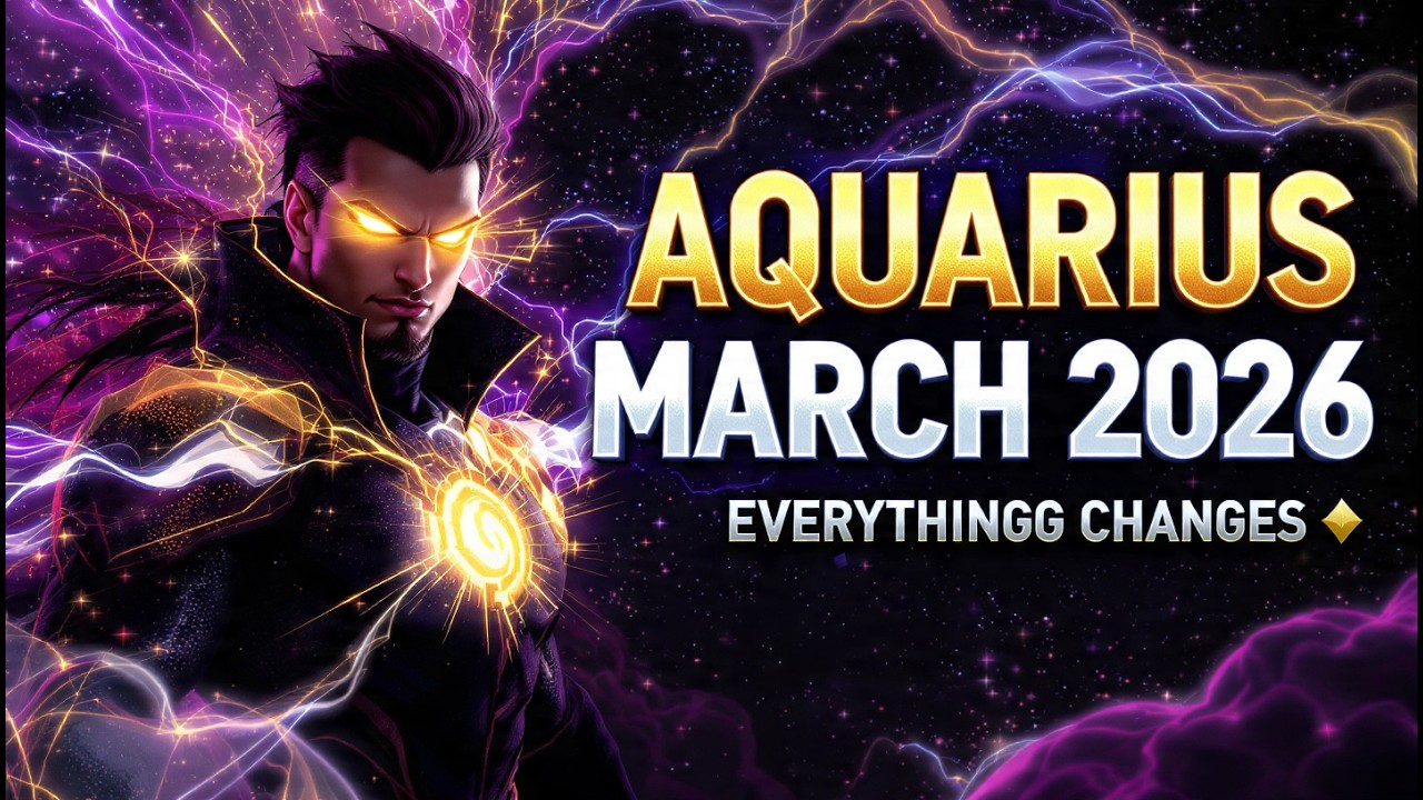 AQUARIUS March 2026 Horoscope - YouTube