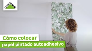 Cómo decorar con papel mural autoadhesivo | LEROY MERLIN