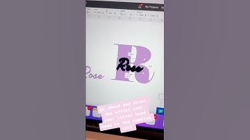 How To Make A Monogram Letter In Cricut Design Space