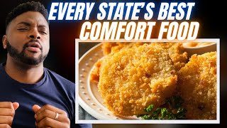 Brit Reacts To THE BEST COMFORT FOOD FROM EVERY AMERICAN STATE!