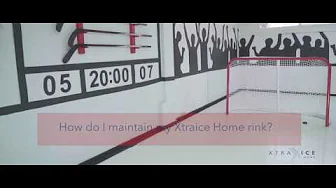 Xtraice Home. Synthetic Ice Maintenance