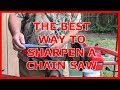 How to sharpen a chainsaw: sharp to perfection (every time)
