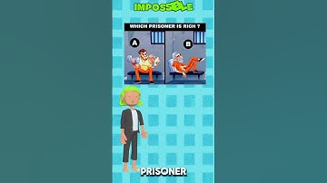 Which Prisoner Is Rich? Only 1% Can Guess It Right! | Mind Game Challenge 💰🧠🚔 #BrainTest #quiz