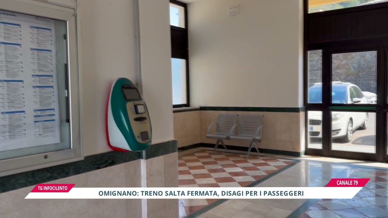 Treno salta la fermata a Omignano: disagi per i viaggiatori. Bloccato anche il console di Corea