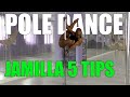 JAMILLA POLE DANCE 5 TIPS FOR BEGINNERS