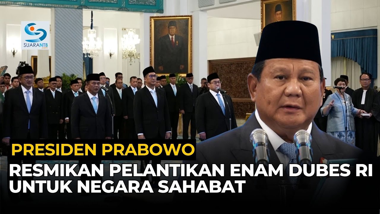 Resmi, Presiden Prabowo Kukuhkan 6 Dubes RI untuk Jepang, Korea Utara hingga Aljazar