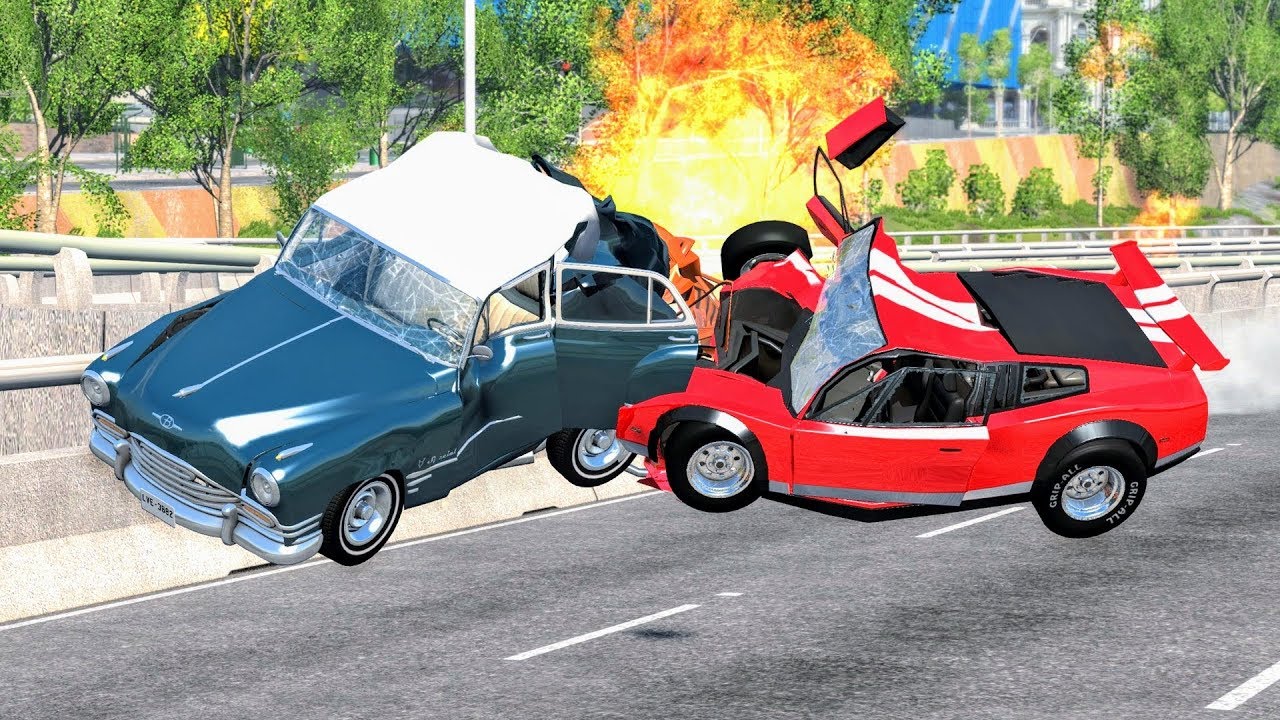 crashes on air Epic 200+ MPH Crashes – BeamNG Drive