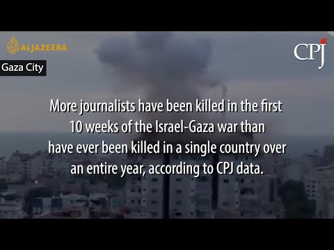 Israel-Gaza war takes record toll on journalists