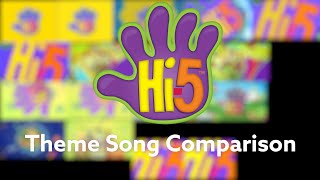 Hi-5- Theme Song Comparison (English/Inglés) Resimi