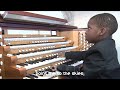 5 year old boy plays 'Abide With Me' on a 5 Manual Allen Organ