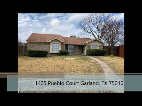 1405 Pueblo Court, Garland, TX home video tour
