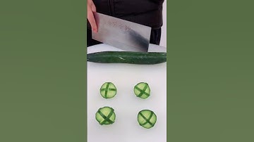 Awesome Cucumber Designing Cutting Trick . Chinese Style . #shorts #satisfying #viralvideo