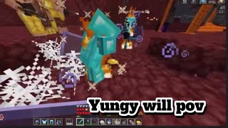 Yungwill pov of the 3v1 against ClownPierce, Rekrap and sb737! (Ft Wemmbu)
