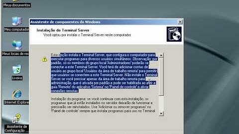 Aula 3 - Terminal Server - licenciamento e gerenciamento do TS no Windows Server 2003 R2