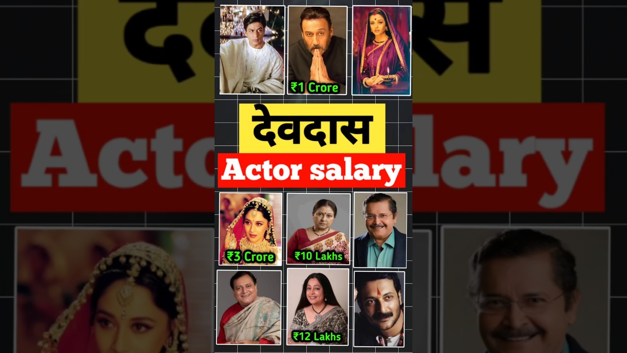 Devdas(2002) Star cast salary 