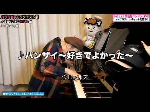 【ハラミちゃん】ウルフルズ/バンザイ～好きでよかった～【2021/11/08】【作業用BGM】