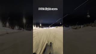 Late night carves on good snow gopro gopromax skiing norway