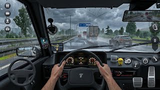Truck Simulator: Ultimate - Tofaş Şahin POV Rain Drive  | Frankfurt To Milano screenshot 3