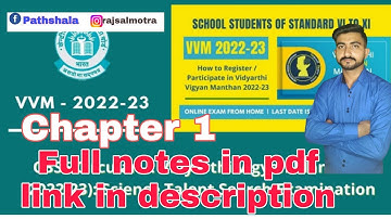 Vvm chapter 1 notes in pdf. link  in description @vvmtest #vvm @MagnetBrainsEducation