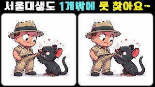 🔎 서울대생도 다 못 찾는 틀린그림찾기 자신있으면 도전~  🎬425 [Spot the difference] screenshot 2