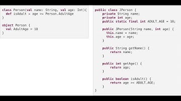 Programmering, vecka 11 del 2: scala och java, klasser