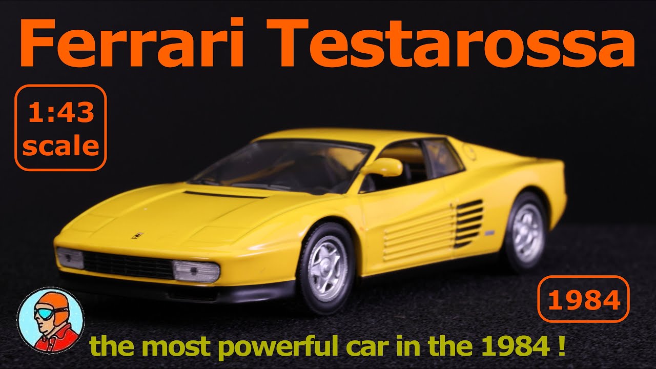 Ferrari Testarossa - 1/43 Scale model car - DieCast & Cars - YouTube
