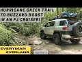 Off road Hurricane Creek to Buzzards Roost FJ Cruiser overland adventure!!