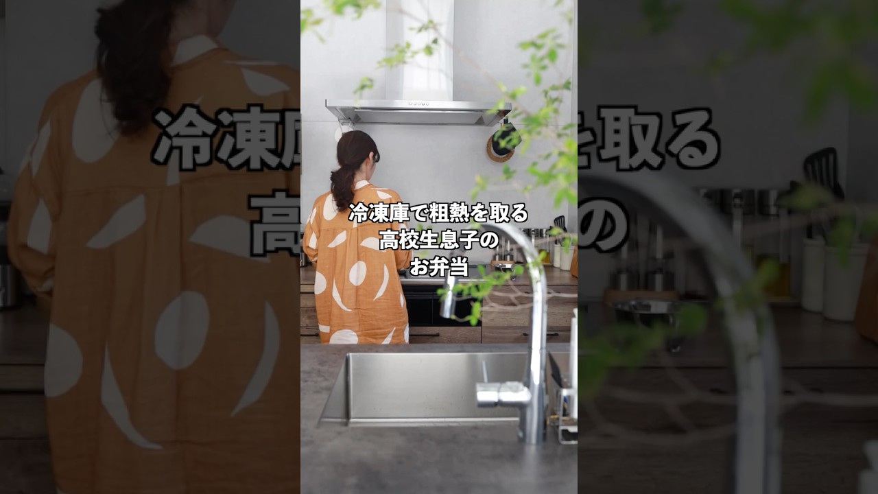 しんどい月曜日の朝は週末の作り置きで高校生息子のお弁当作り #主婦vlog #お弁当