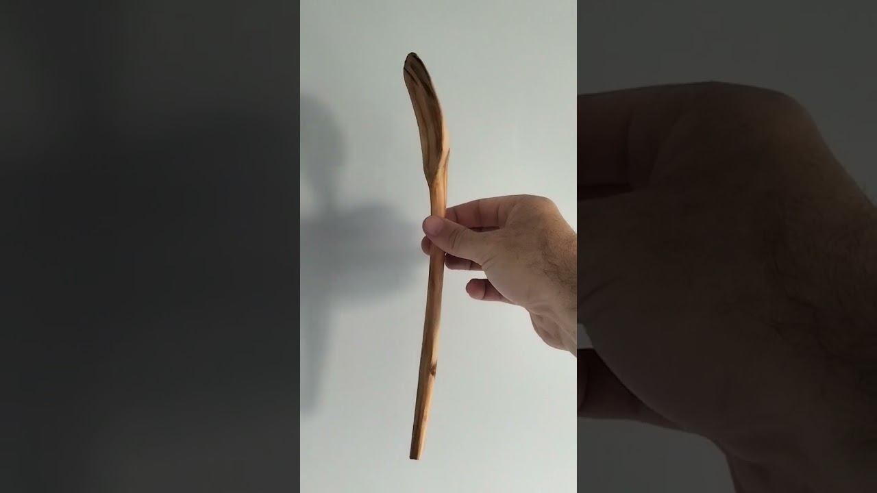 wooden big  serving spoon cherry